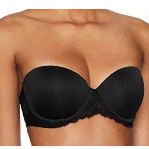 Calvin Klein Other - Calvin Klein Black strapless bra size 32B.